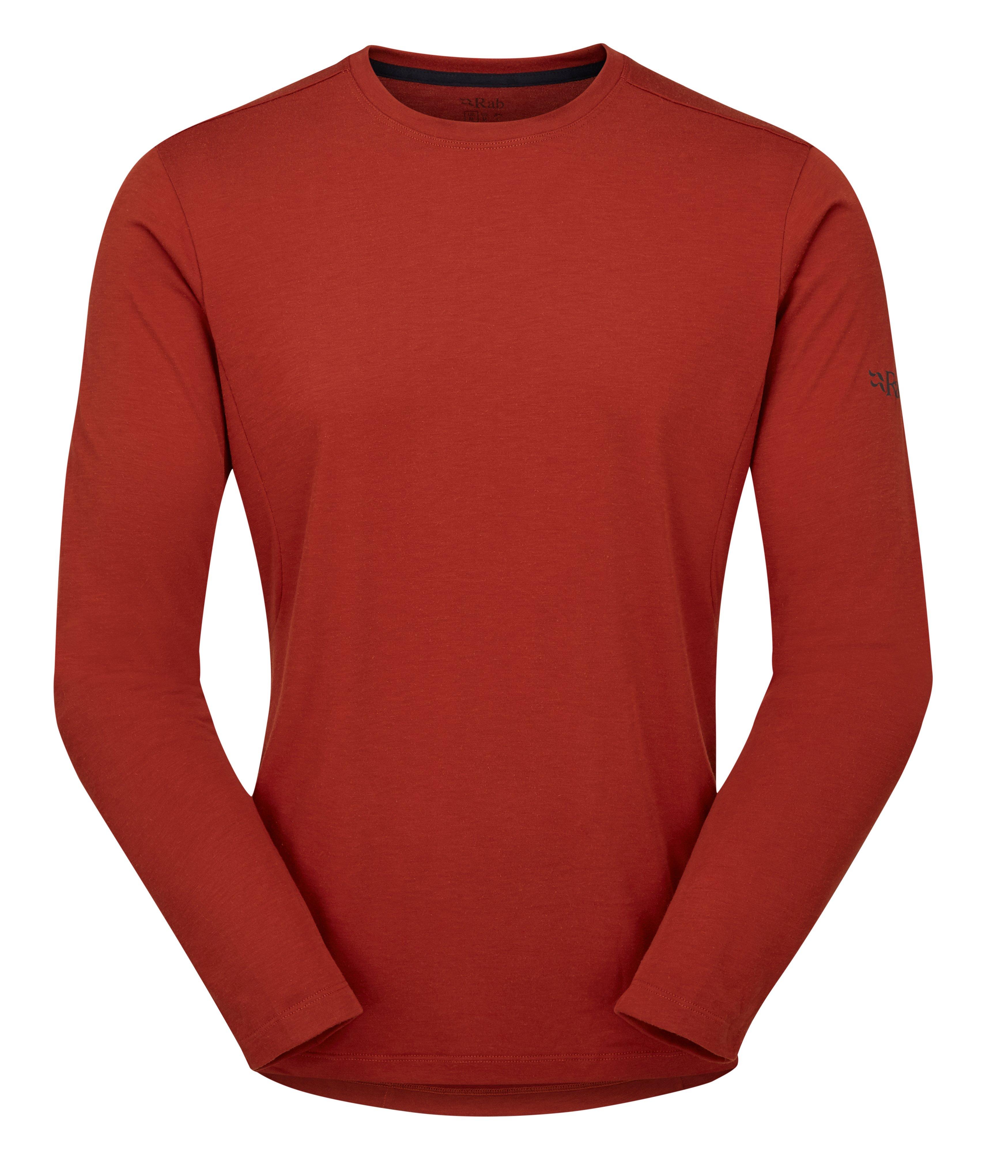 Men's Crimp Long-Sleeve T-Shirt - Red