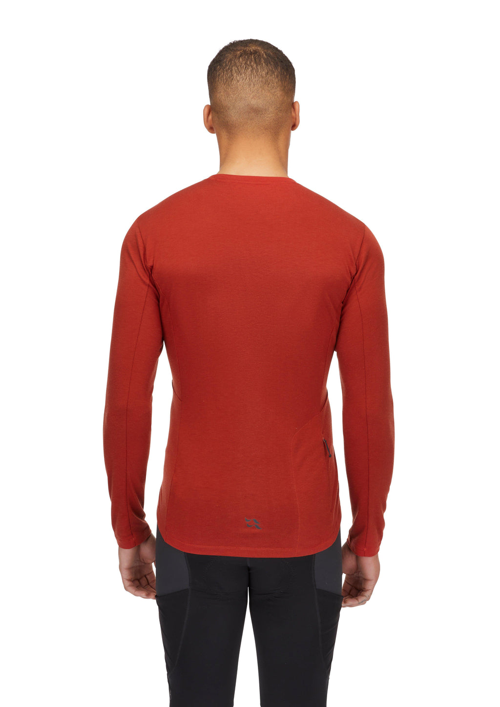 Men's Crimp Long-Sleeve T-Shirt - Red