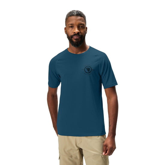 Men's Loop Short-Sleeve Tech T-Shirt - Blue