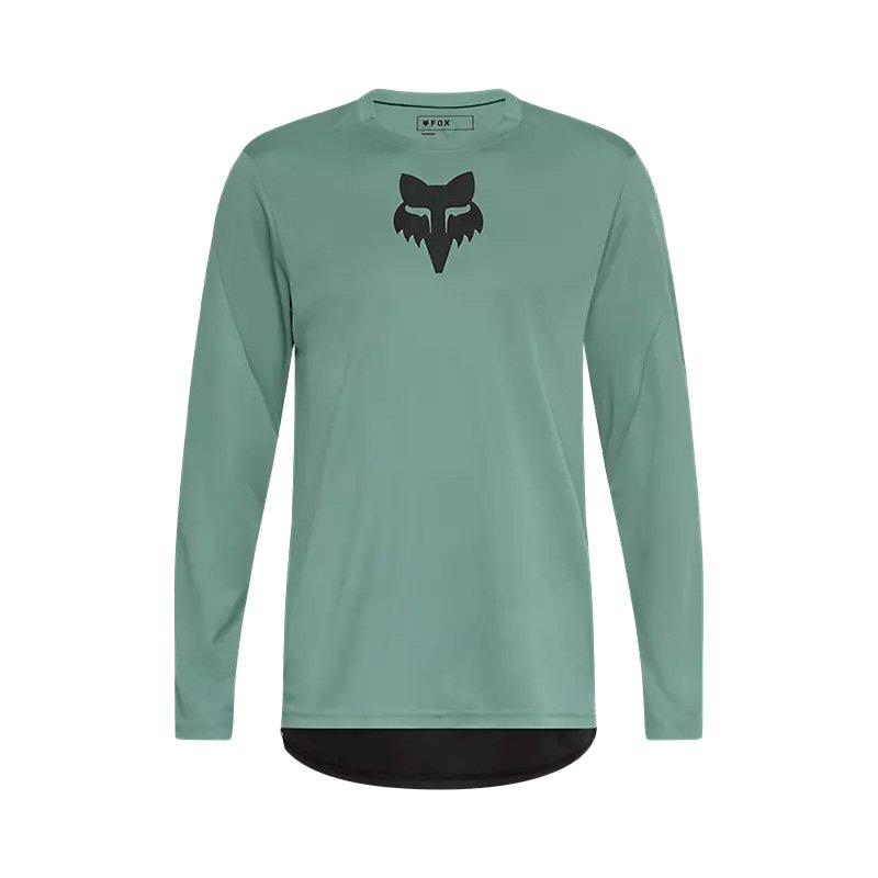 Men's Ranger Fox Head Long-Sleeve Jersey - Green