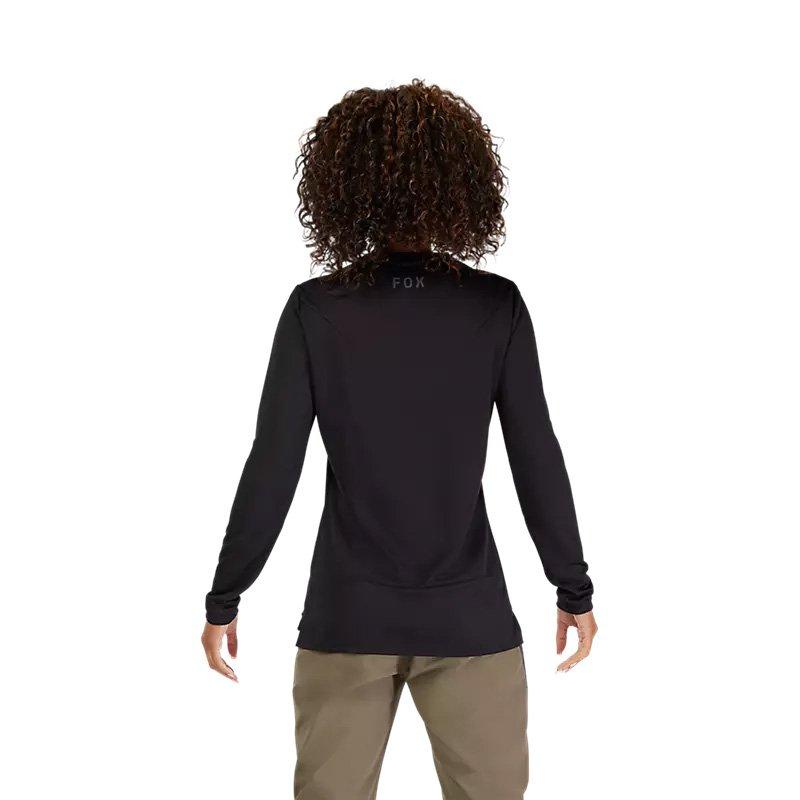 Women's Ranger Fox Head Long-Sleeve Jersey - Black