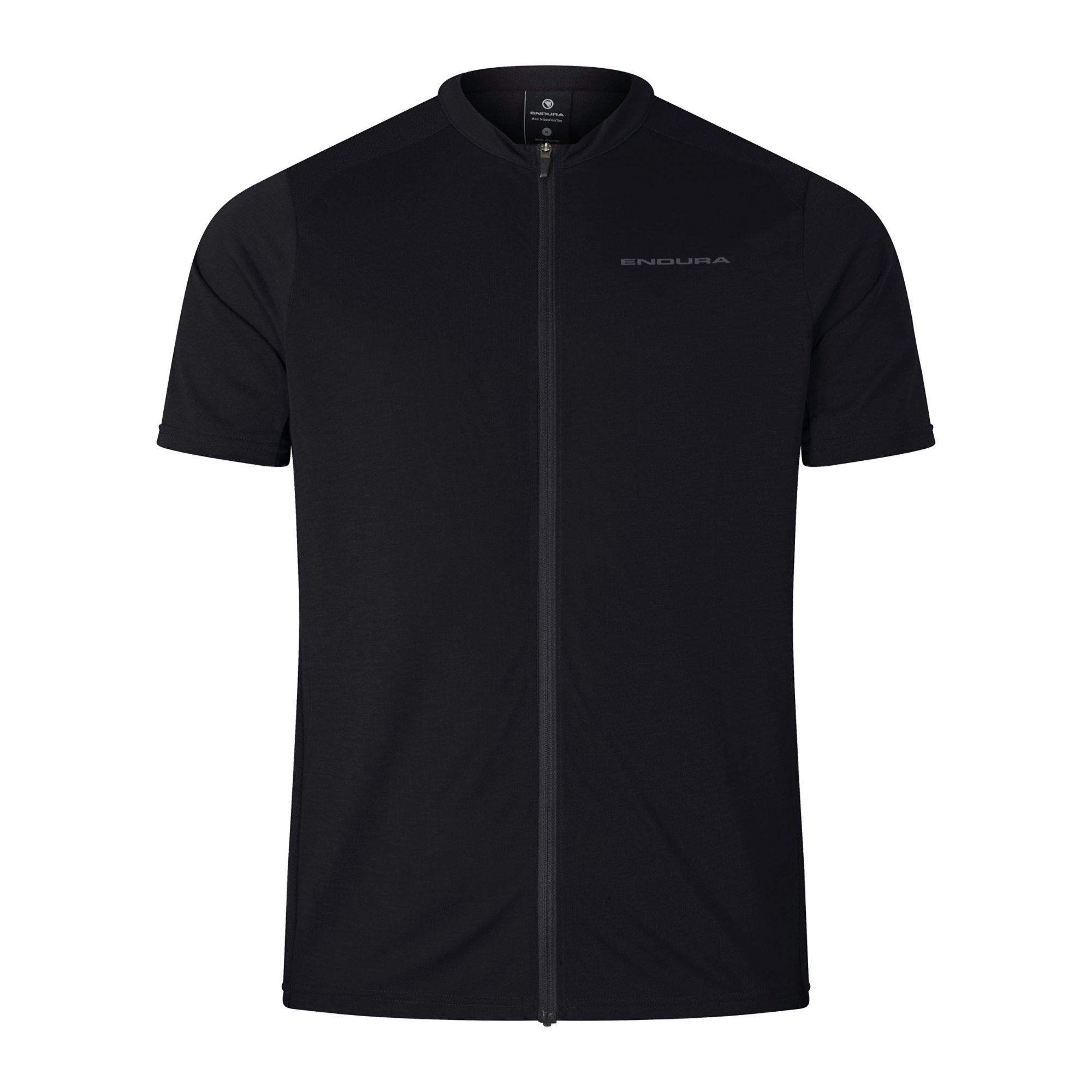 Men's Loop Short-Sleeve Zipped Jersey - Black