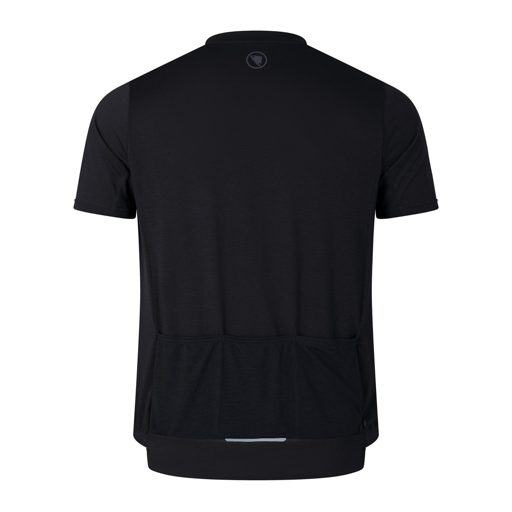 Men's Loop Short-Sleeve Zipped Jersey - Black