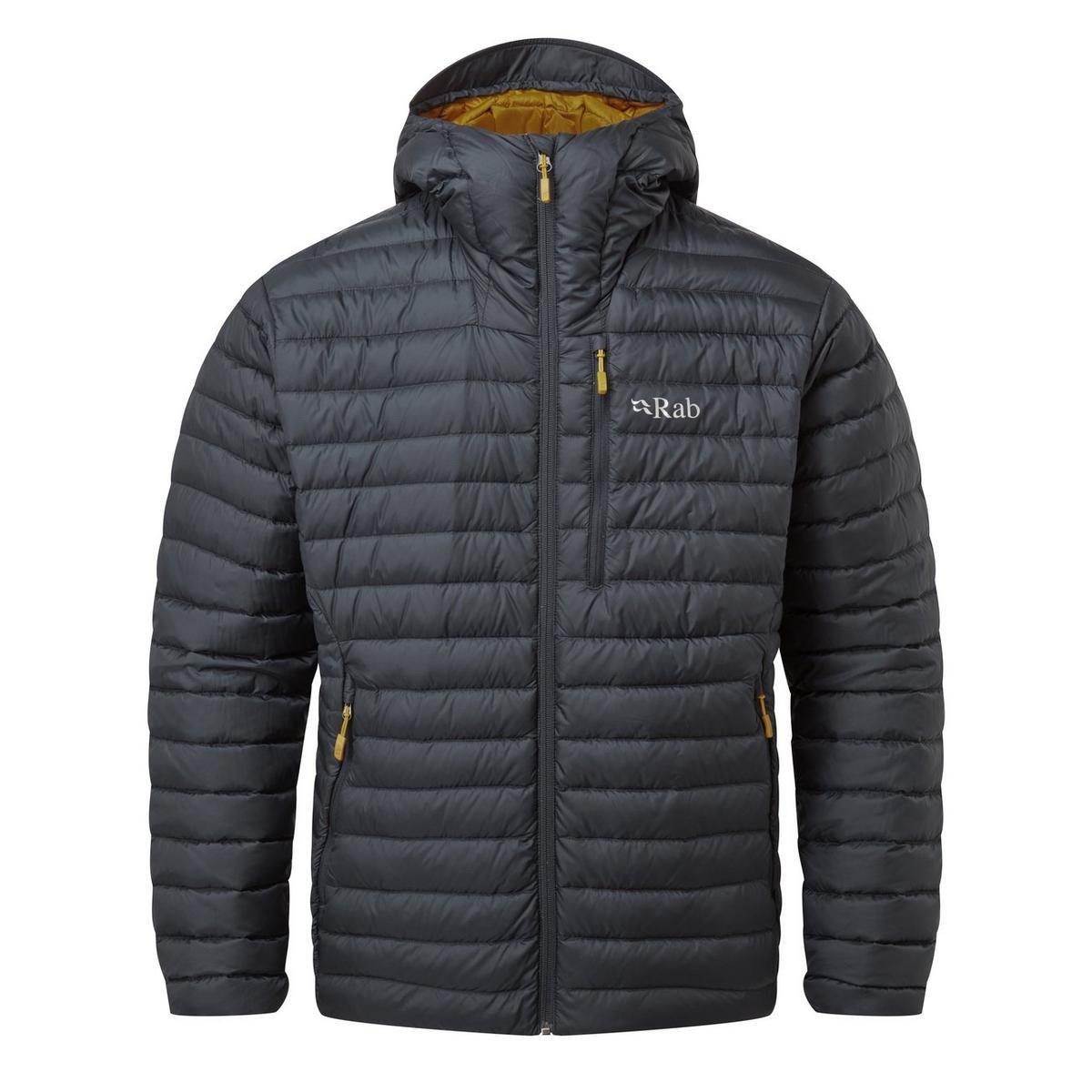 Men's Microlight Alpine Down Jacket - Beluga / Dark Navy