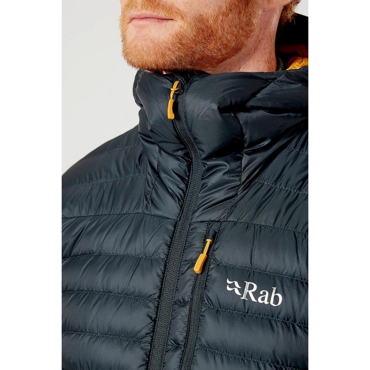 Men's Microlight Alpine Down Jacket - Beluga / Dark Navy