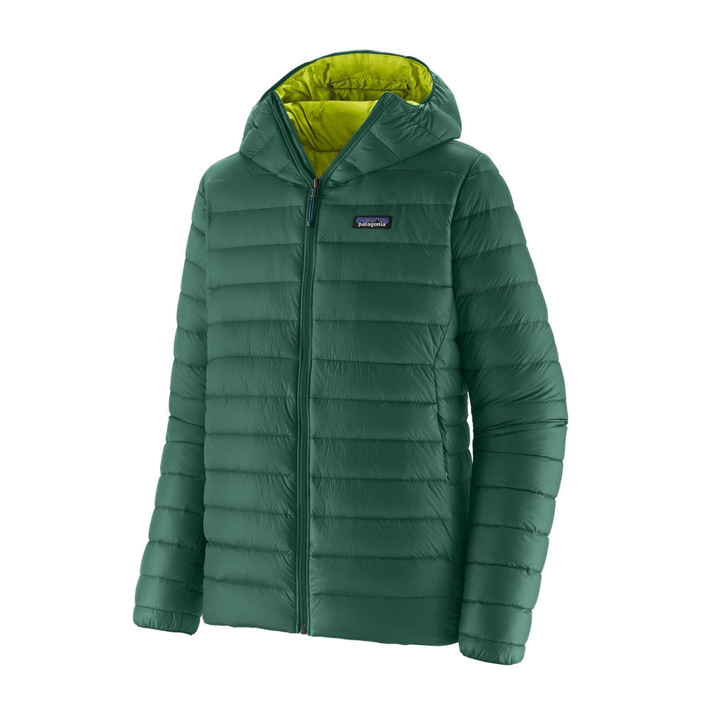 Men's Down Sweater Hoody - Green