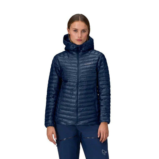 Women's Trollveggen Down800 Super Light Hood - Blue