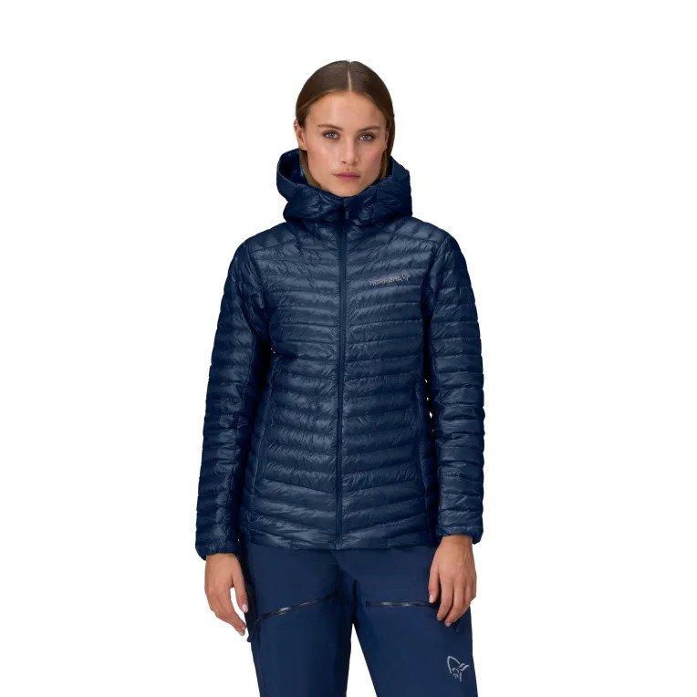 Women's Trollveggen Down800 Super Light Hood - Blue