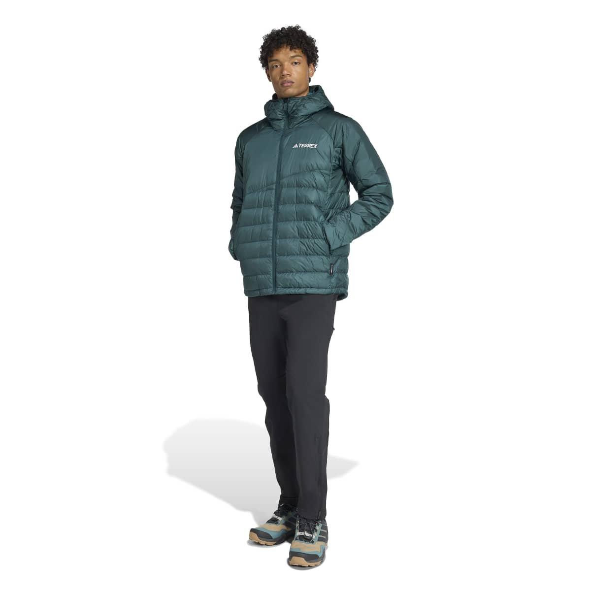 Men's Xperior Down Hooded Jacket - Green