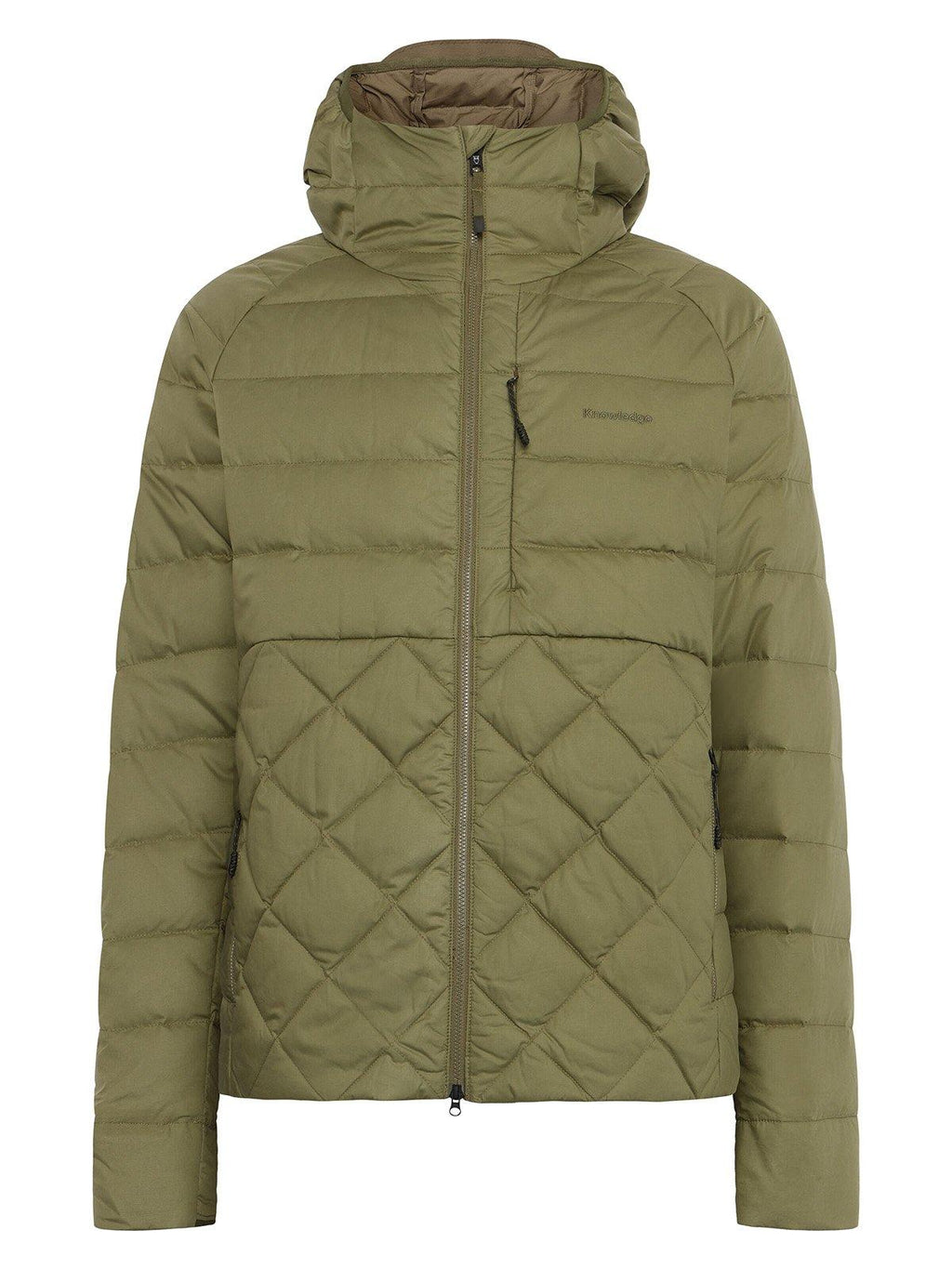 Men's Vent Ripstop Down Insulated Hooded Jacket - Green