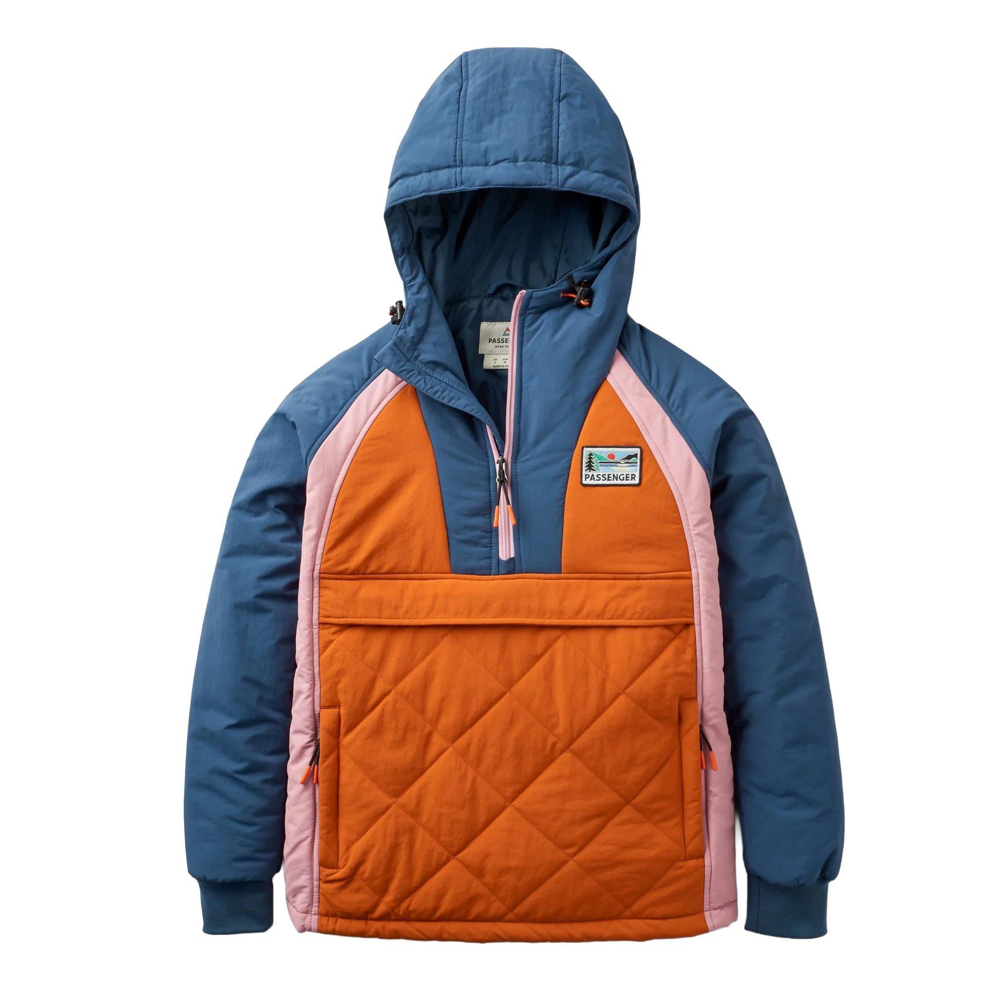 Women's Ocean Insulated 1/2 Zip Jacket - Navy / Orange