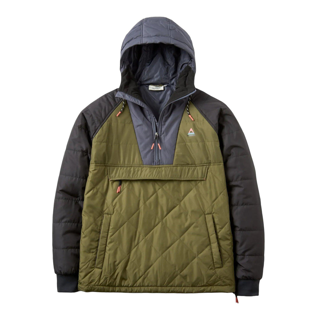 Men's Oceanic Insulated 1/2 Zip Jacket - Green / Black