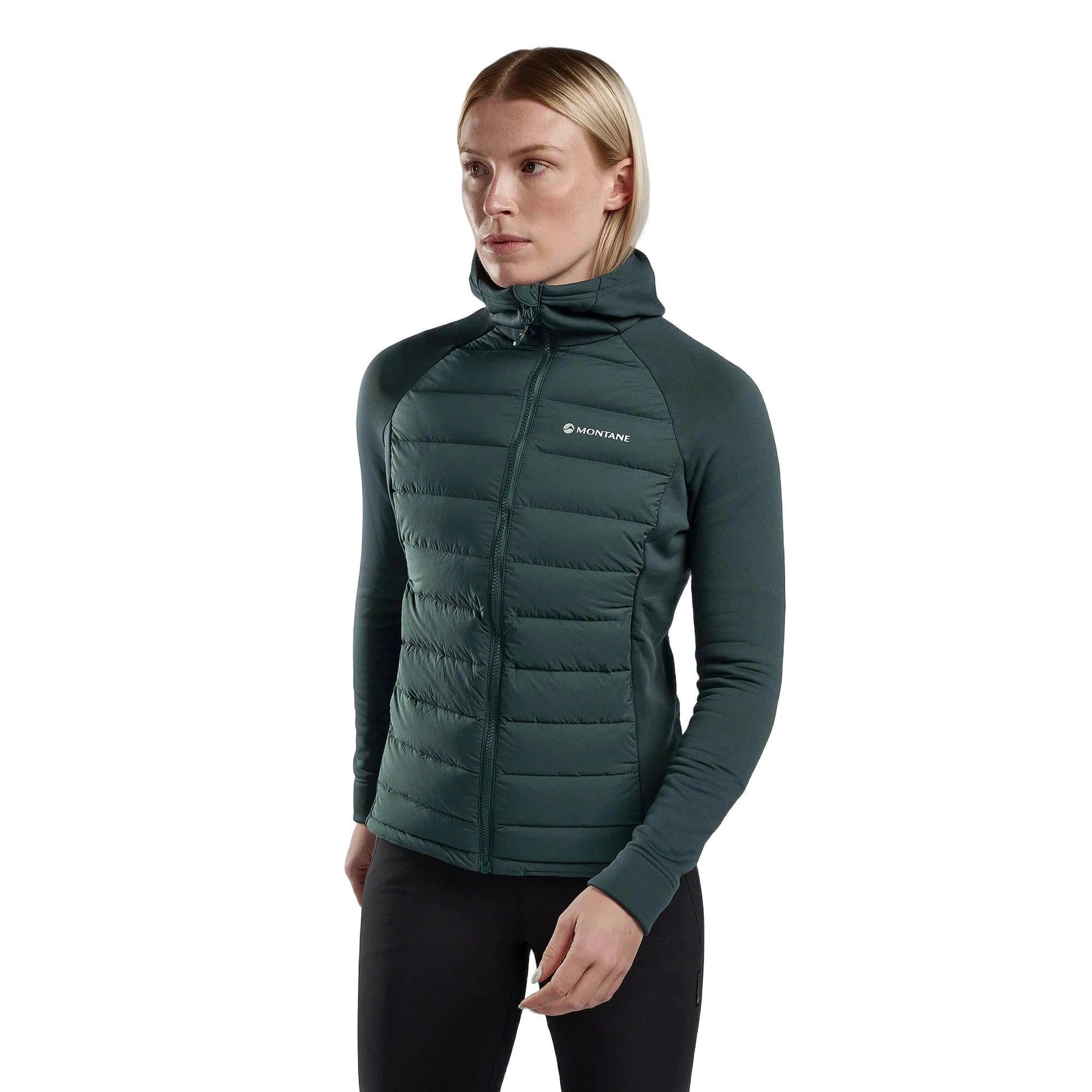 Women's Composite Down Hoodie - Green