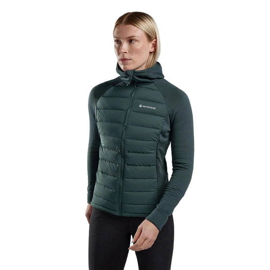 Women's Composite Down Hoodie - Green