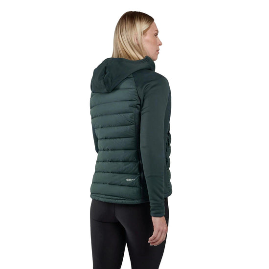 Women's Composite Down Hoodie - Green