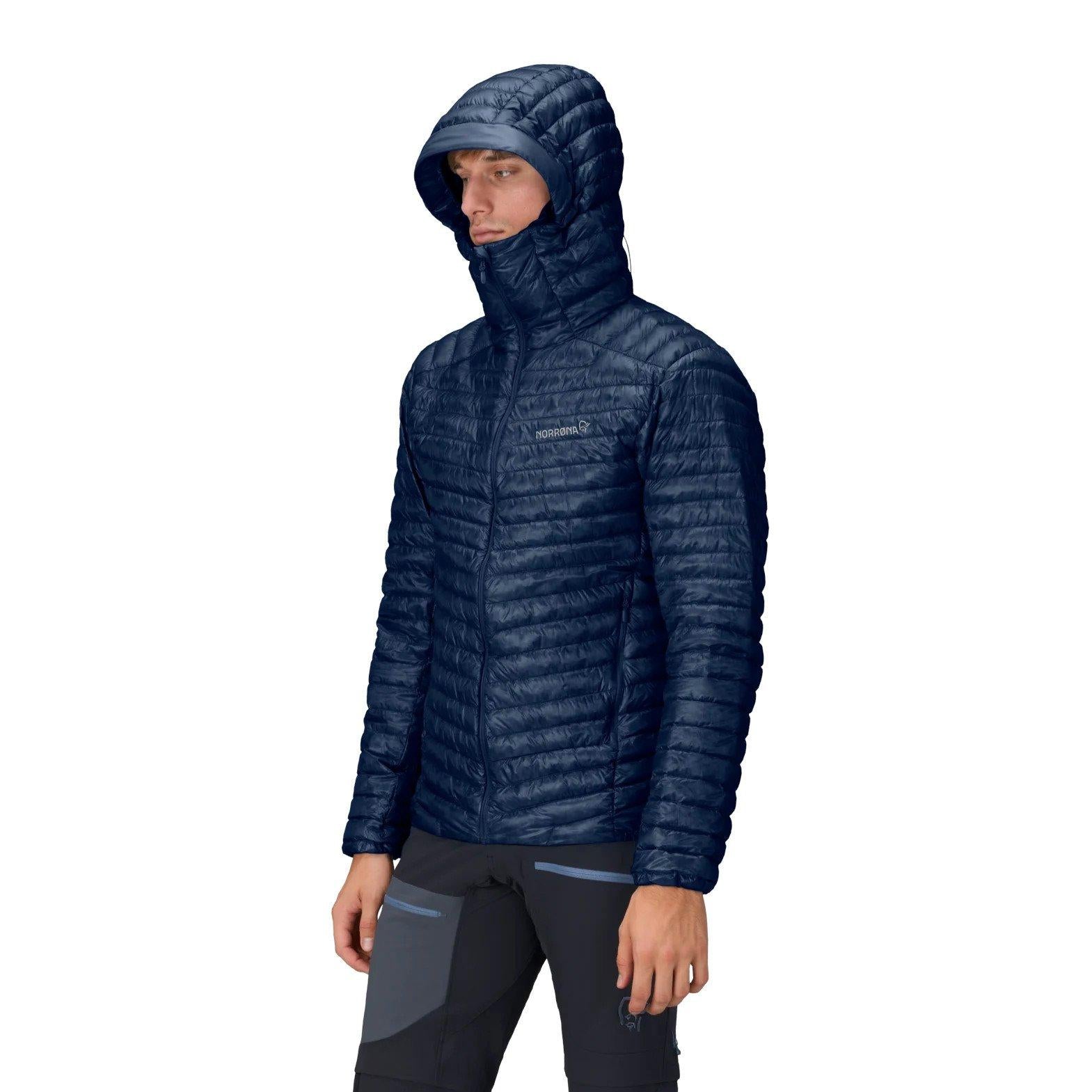 Men's Trollveggen SL Down800 Hooded Jacket - Navy