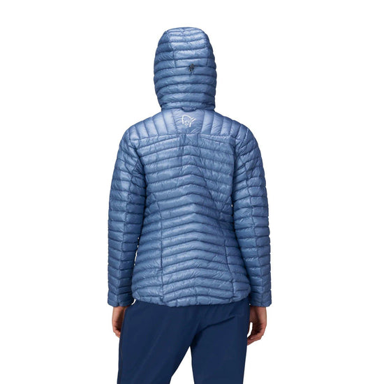 Women's Trollveggen SL Down800 Hooded Jacket - Blue