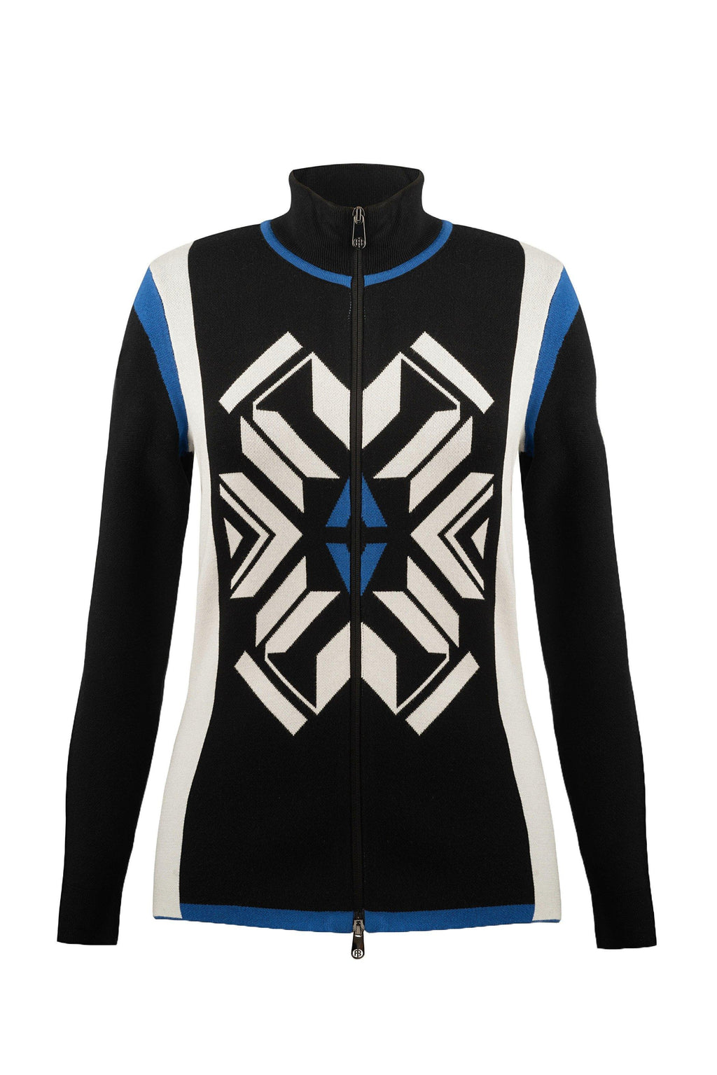 Women's Traditional Knit Sweater - Black