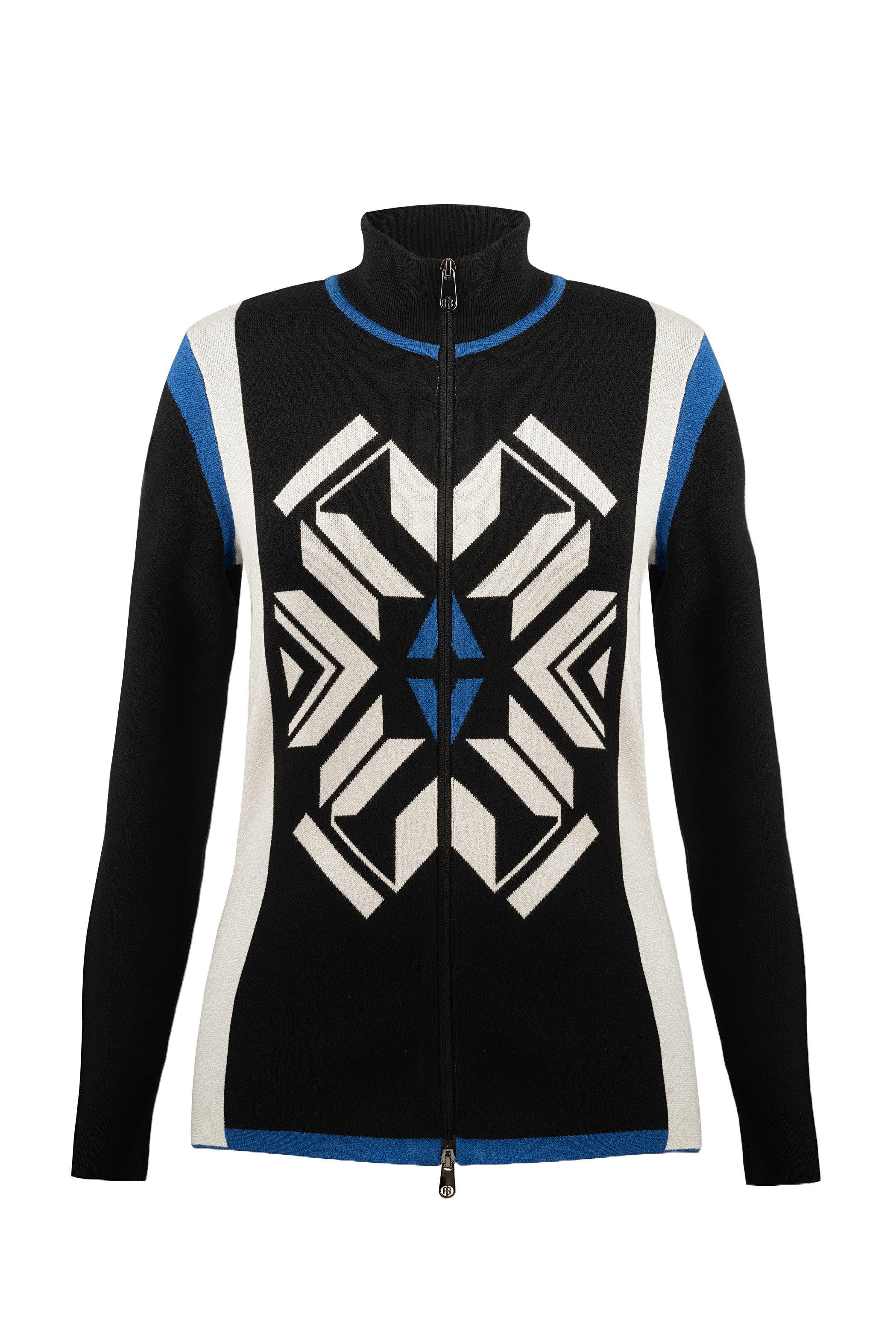 Women's Traditional Knit Sweater - Black