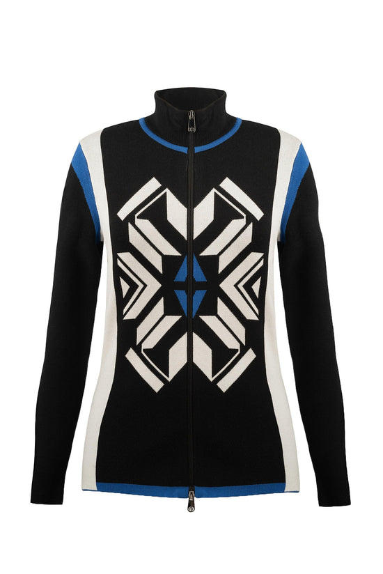 Women's Traditional Knit Sweater - Black