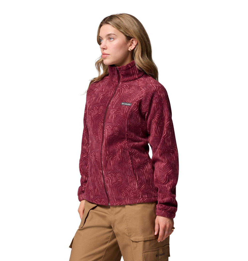 Women's Benton Springs Printed Full Zip Fleece - Red
