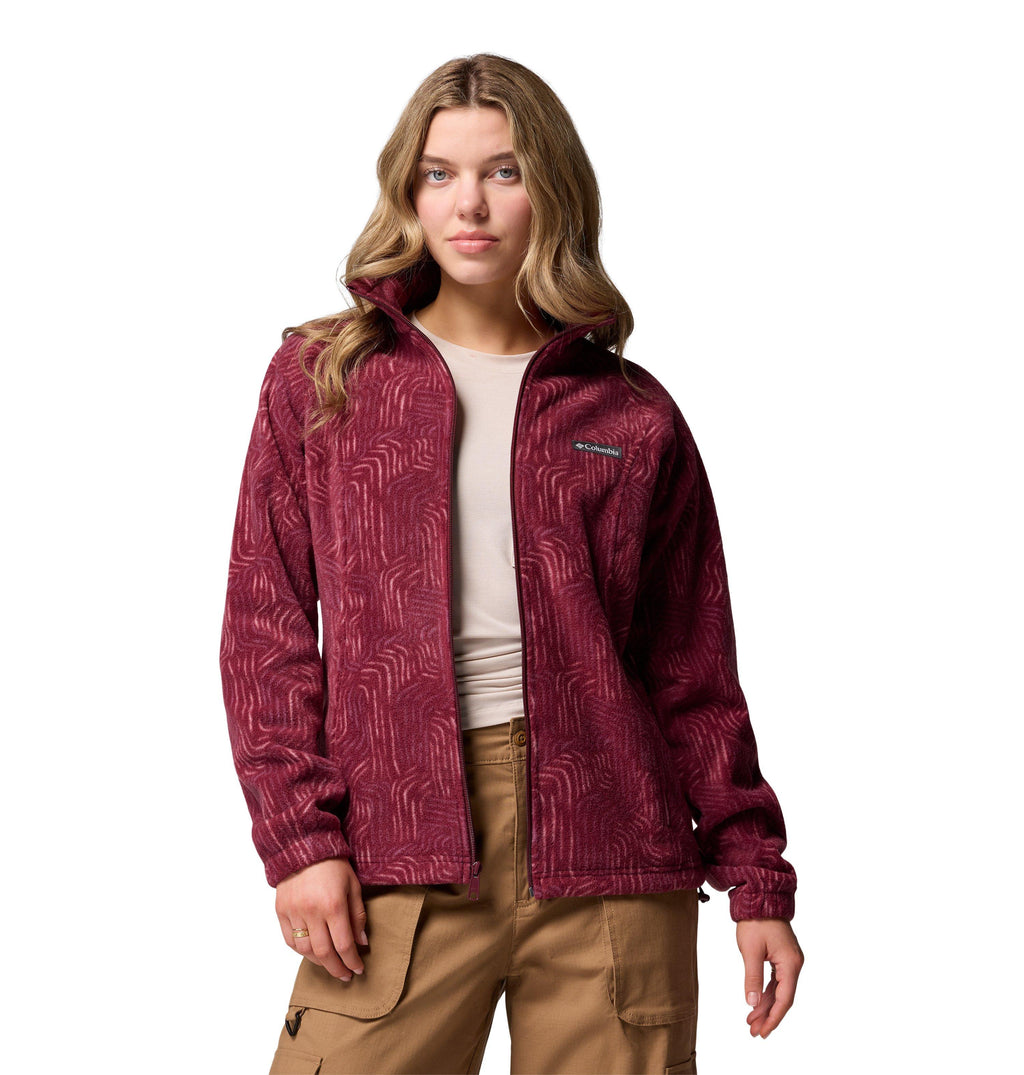 Women's Benton Springs Printed Full Zip Fleece - Red