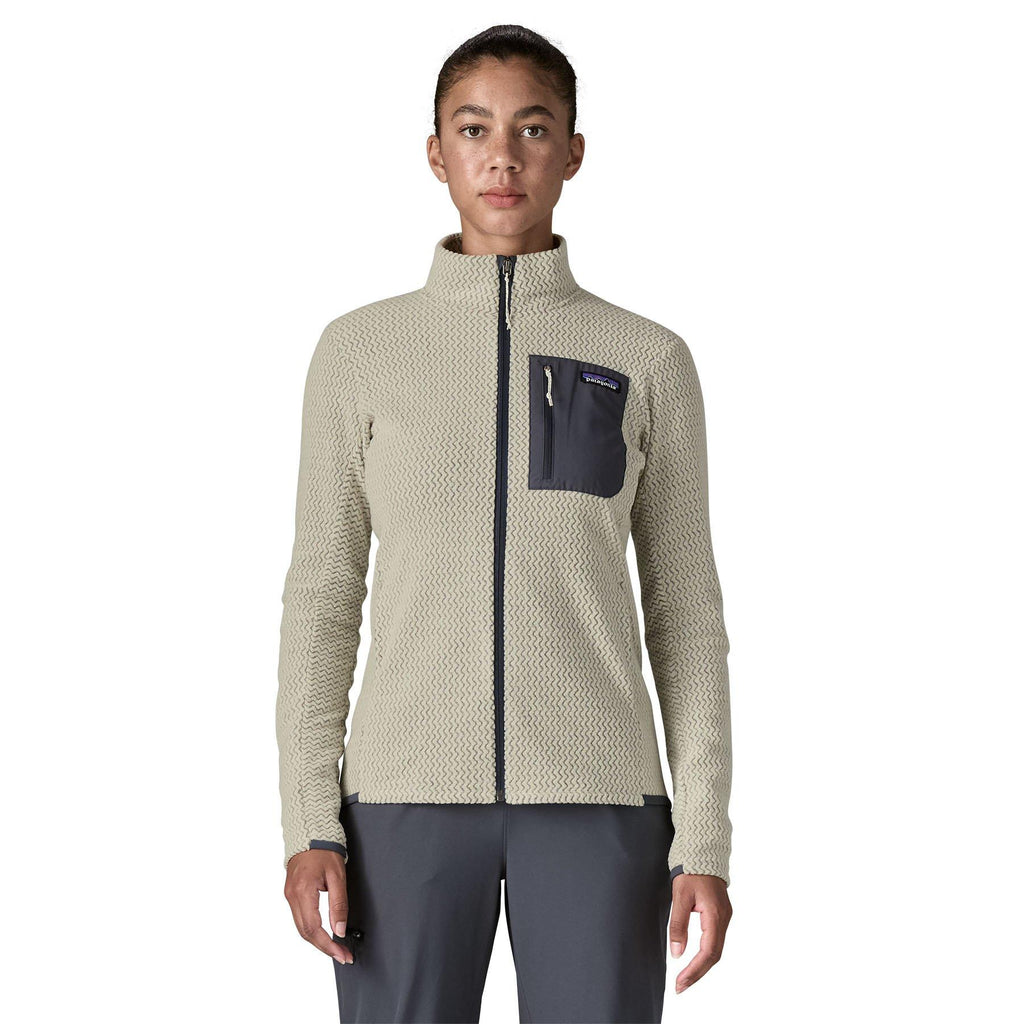 Women's R1 Air Full Zip Fleece - White