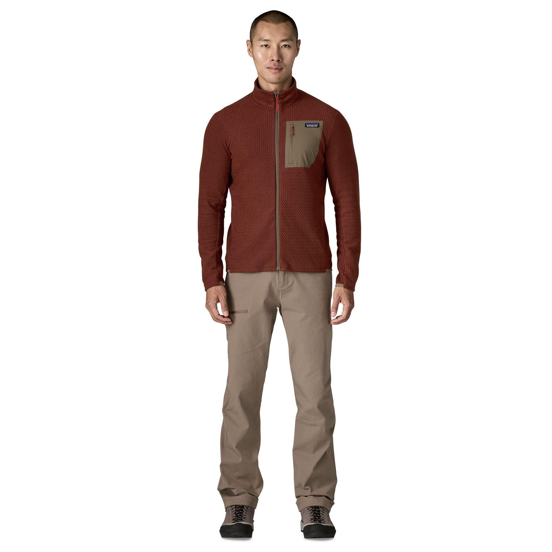 Patagonia Men's R1 Air Full Zip Fleece - Red | Tiso