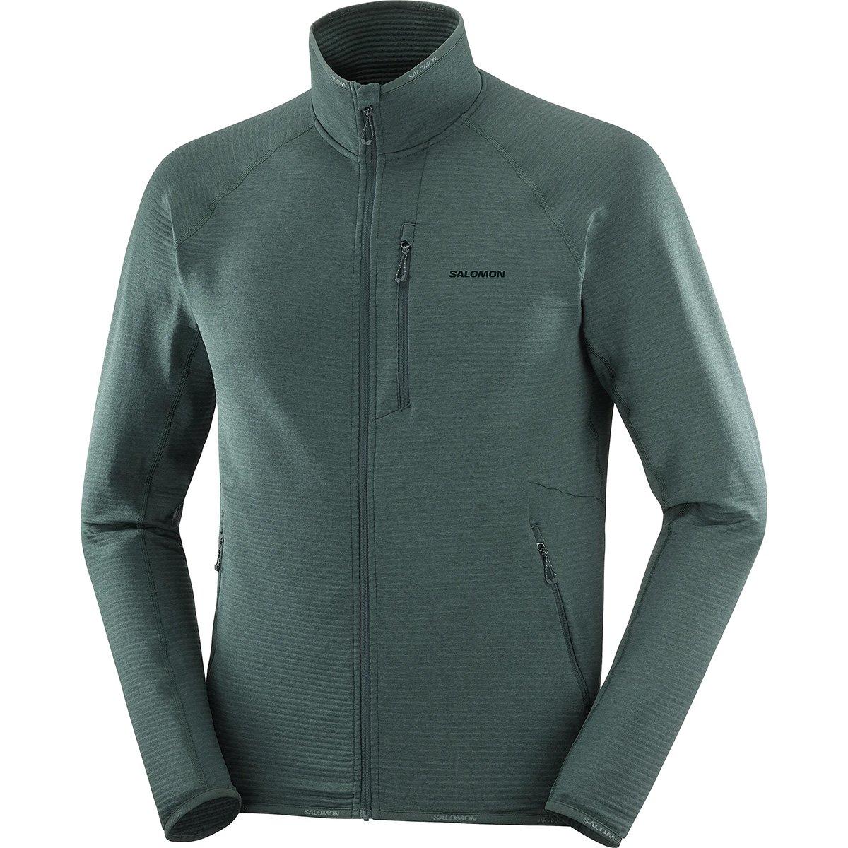 Men's Essential Lightwarm Full-Zip Fleece - Green