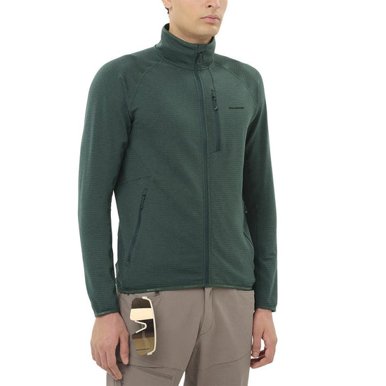 Men's Essential Lightwarm Full-Zip Fleece - Green
