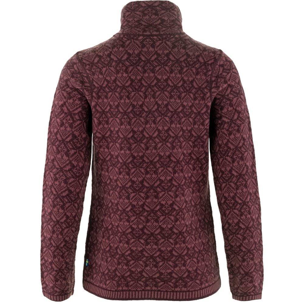 Women's Snow Cardigan - Red