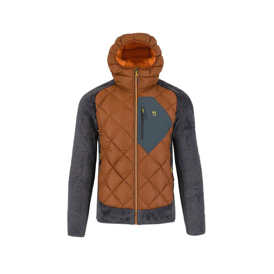 Men's Marmarole Up Jacket - Orange / Grey