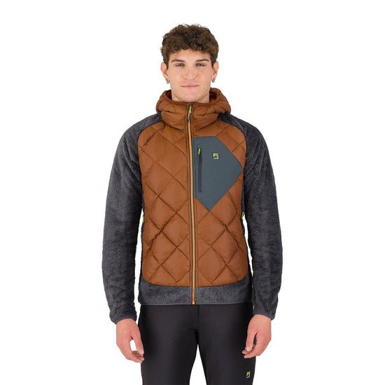 Men's Marmarole Up Jacket - Orange / Grey