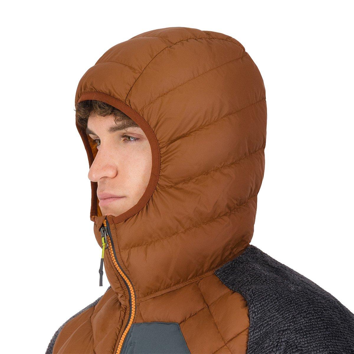 Men's Marmarole Up Jacket - Orange / Grey