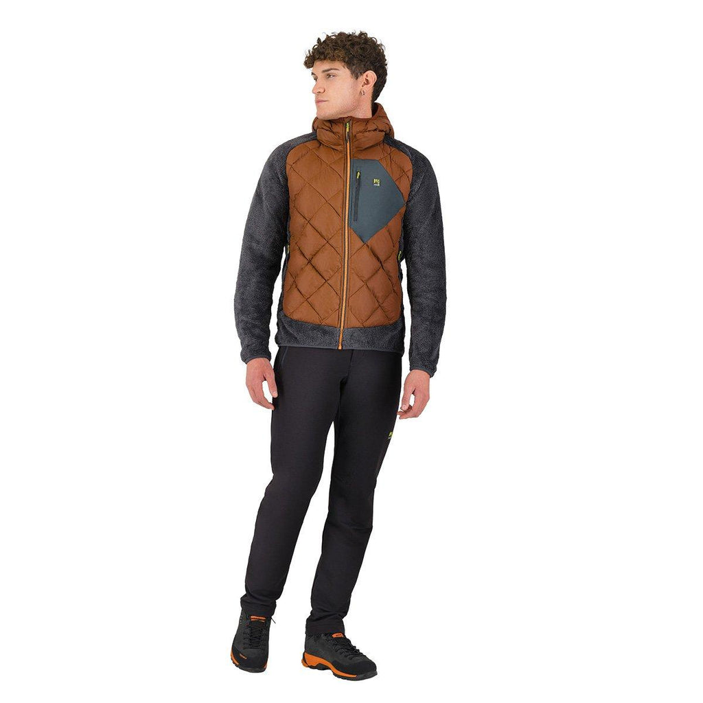 Men's Marmarole Up Jacket - Orange / Grey