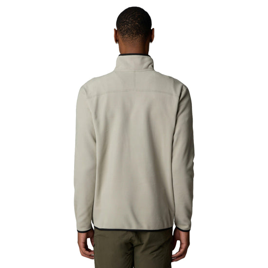 Men's Glacier Embossed Logo 1/4 Zip Fleece - Grey