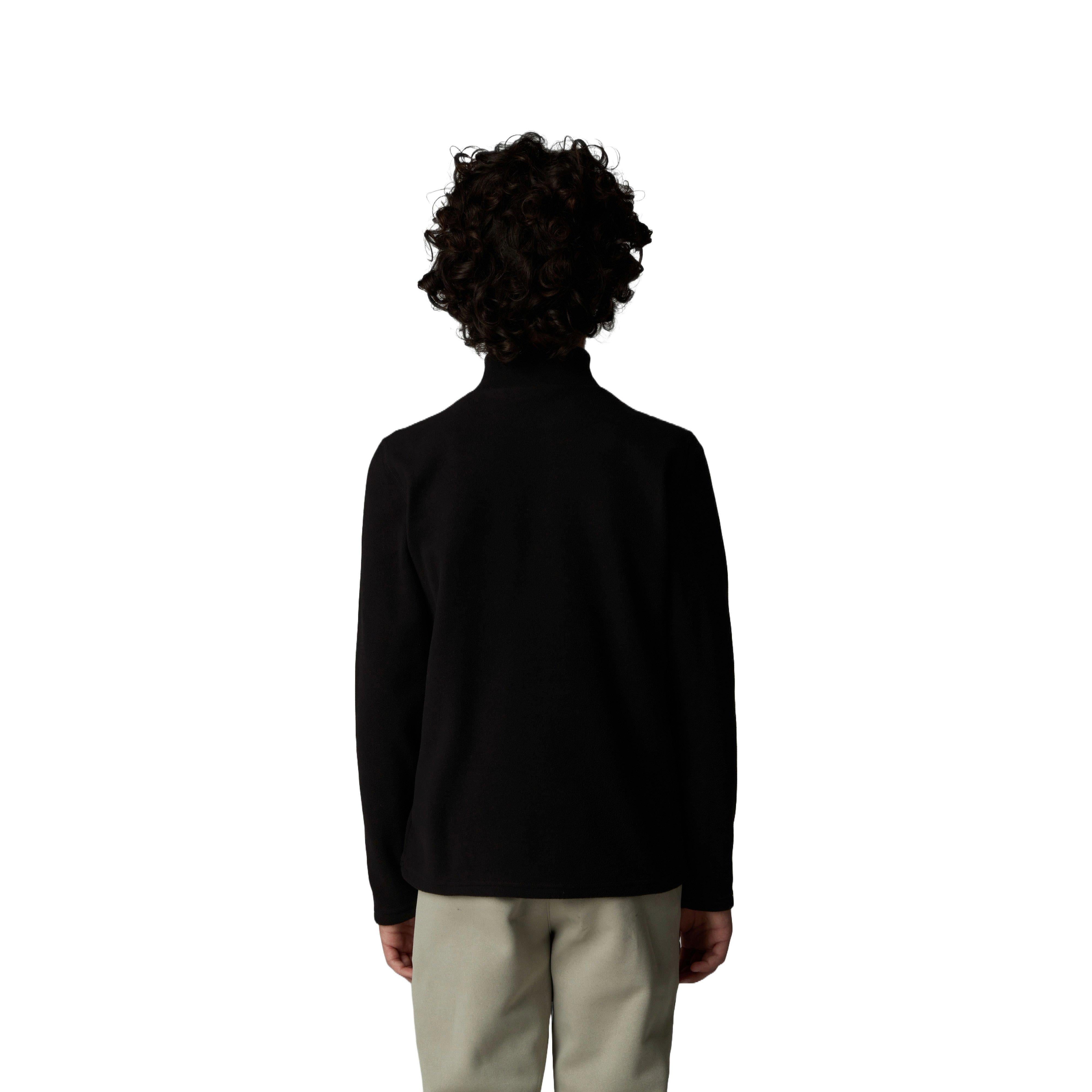 Kids' Glacier 1/4 Zip Fleece - Black