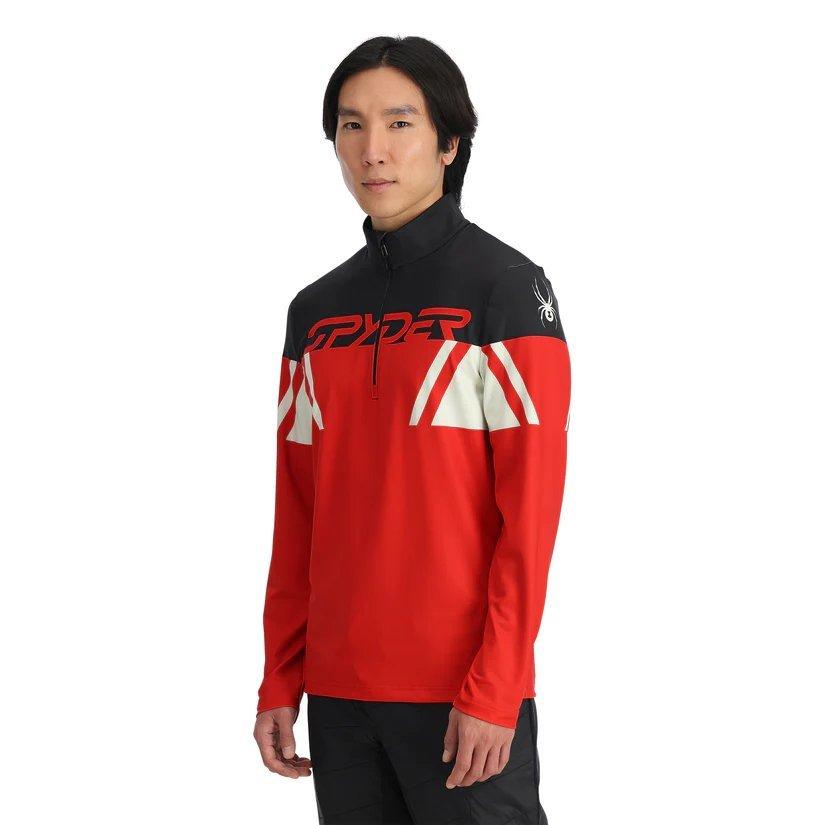 Men's Podium 1/2 Zip Fleece - Red