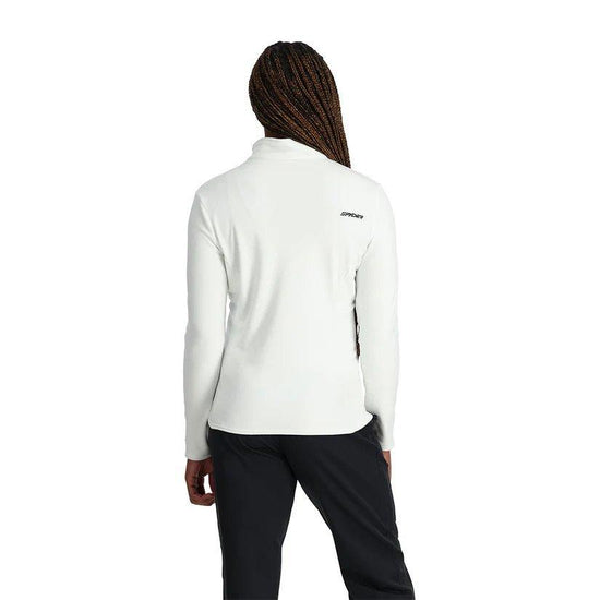 Women's Shimmer Bug 1/2 Zip Fleece - White