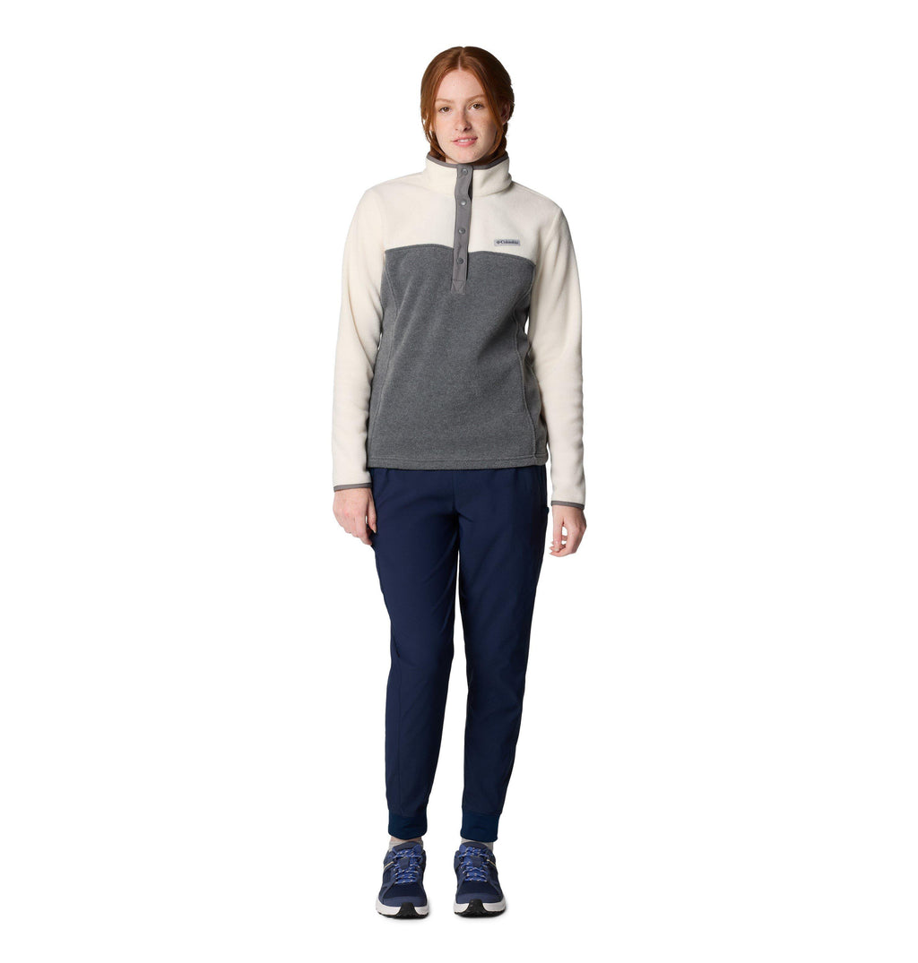 Women's Benton Springs 1/2 Snap Pullover - White / Grey