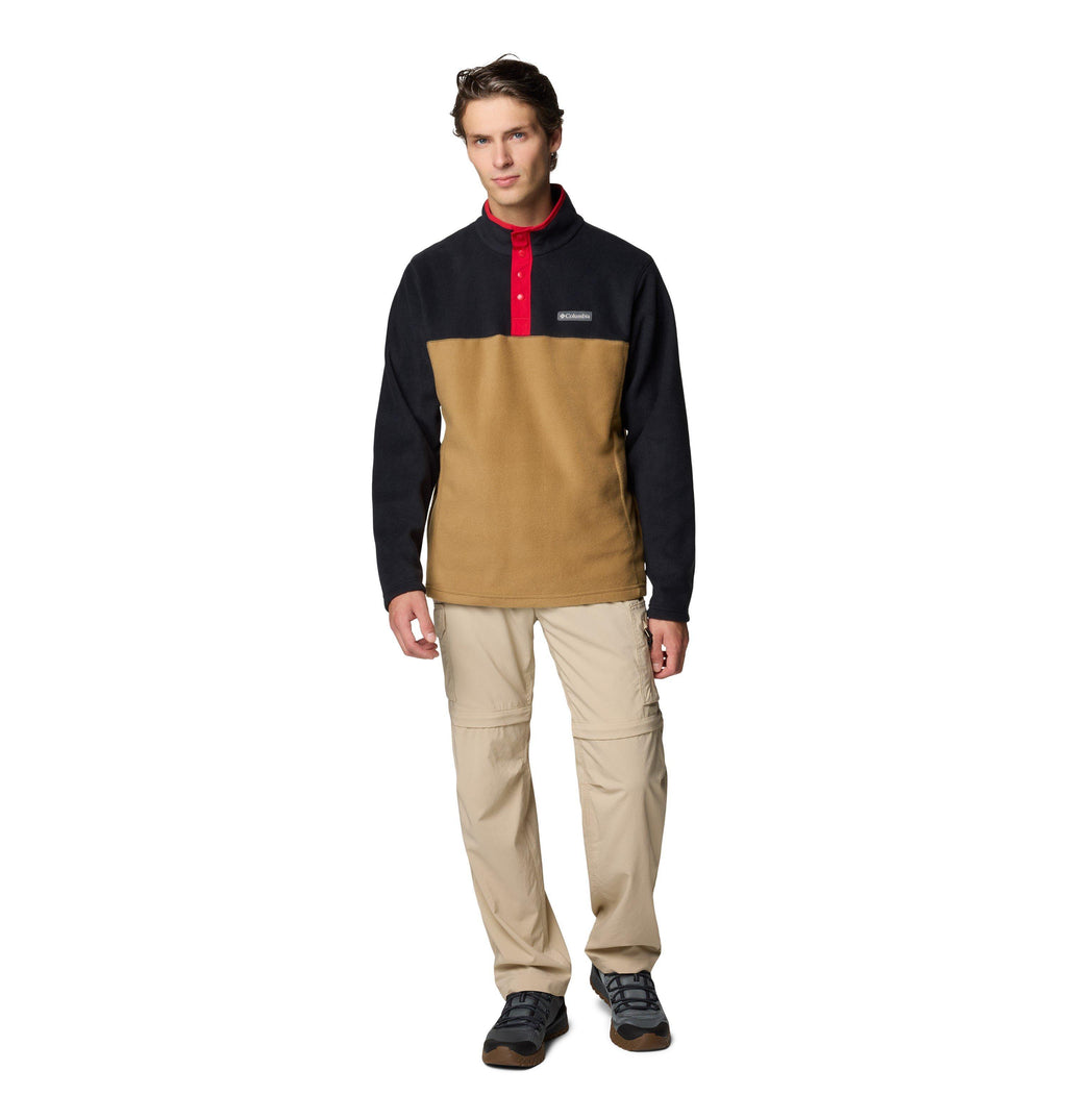 Men's Steens Mountain II 1/2 Snap Fleece - Brown