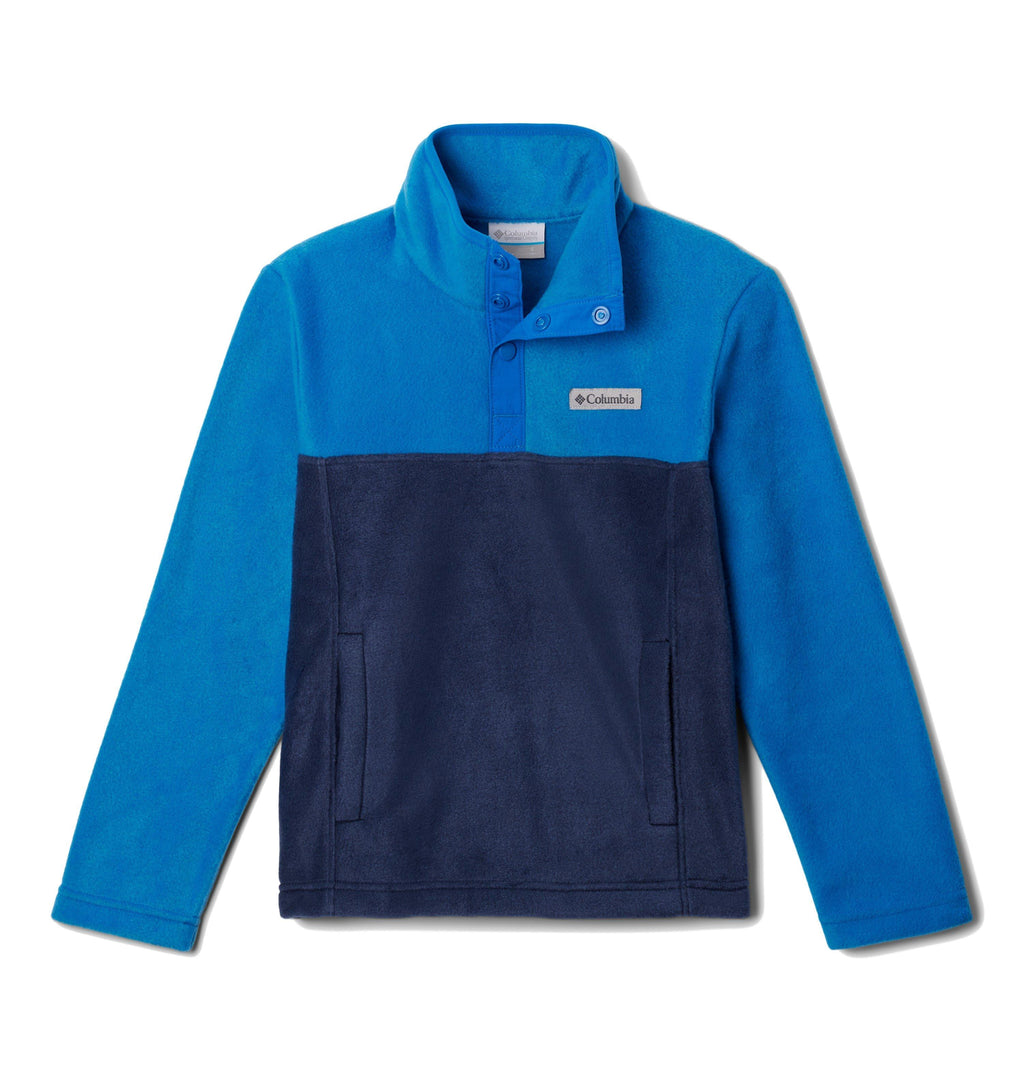 Kids' Steens Mountain II 1/4 Snap Fleece - Blue