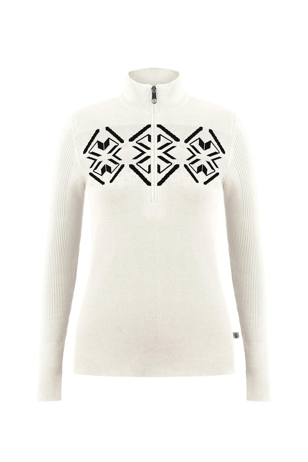 Women's Active Knit 1/4 Zip Sweater - White