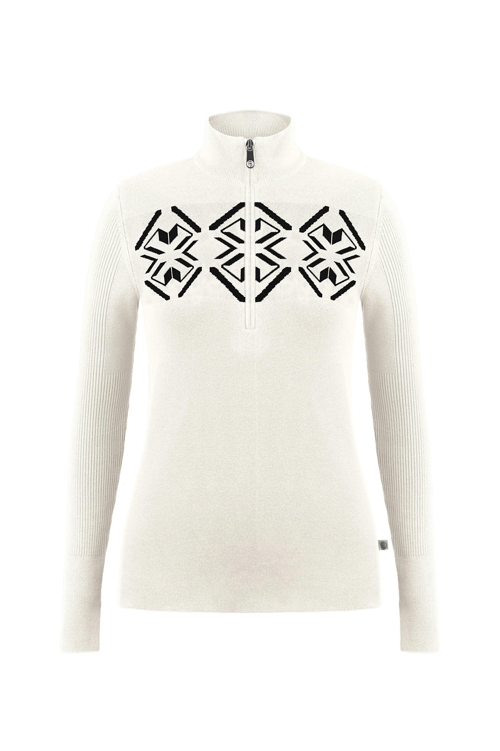 Women's Active Knit 1/4 Zip Sweater - White