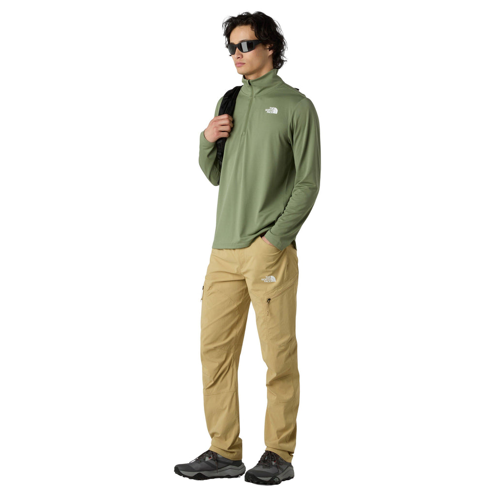 Men's 24/7 1/4 Zip Long-Sleeve T-Shirt - Green
