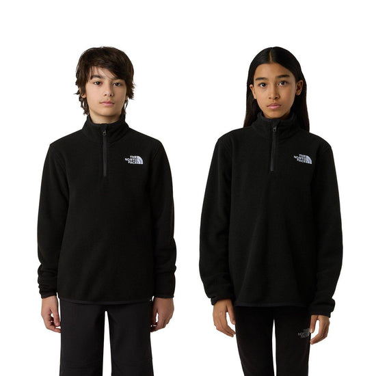 Kids' Glacier 1/4 Zip Fleece - Black