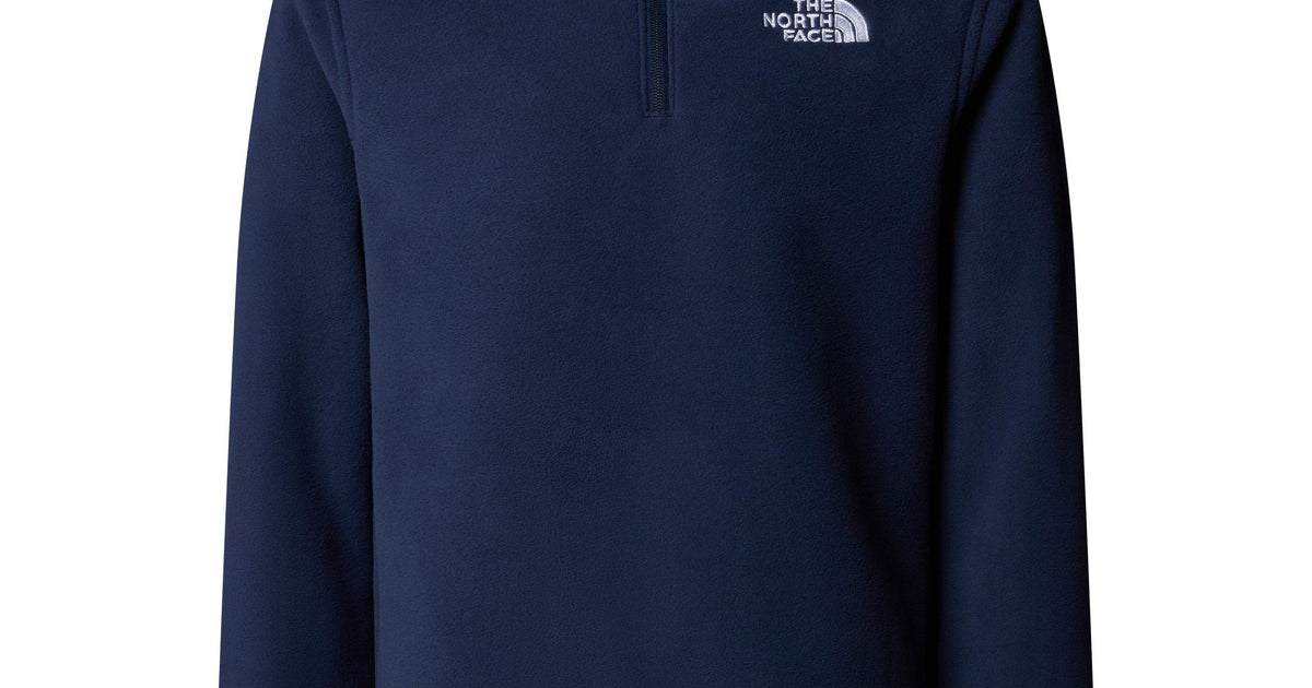 The North Face Kids' Glacier 1/4 Zip Fleece - Navy | Tiso