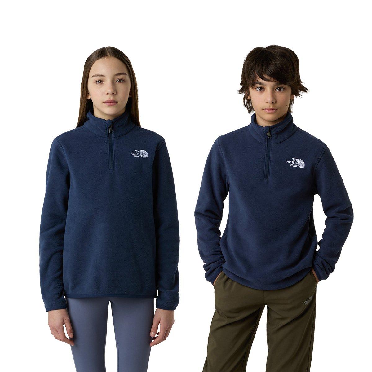 Kids' Glacier 1/4 Zip Fleece - Navy