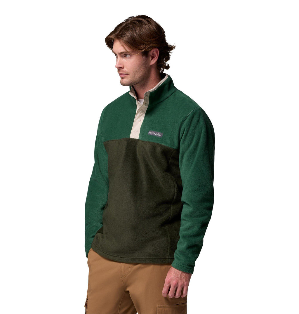 Men's Steens Mountain II 1/2 Snap Fleece - Green