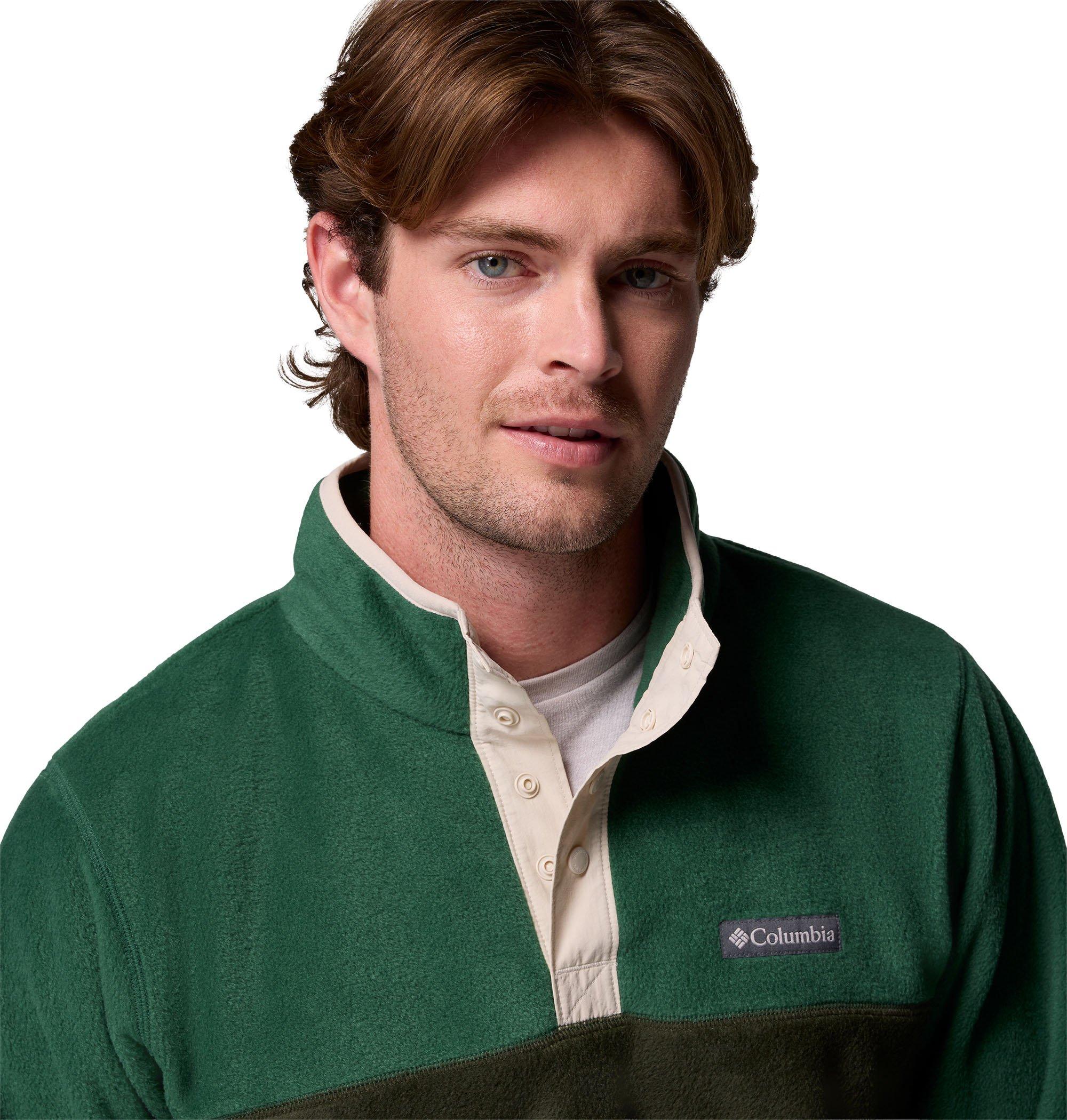 Men's Steens Mountain II 1/2 Snap Fleece - Green